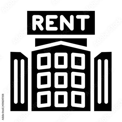 Rental market Vector Design Icon Style