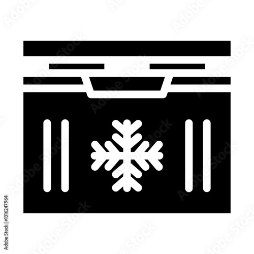 Freezer-friendly Vector Design Icon Style