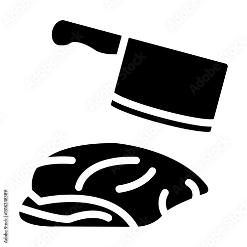 Meat cuts Vector Design Icon Style