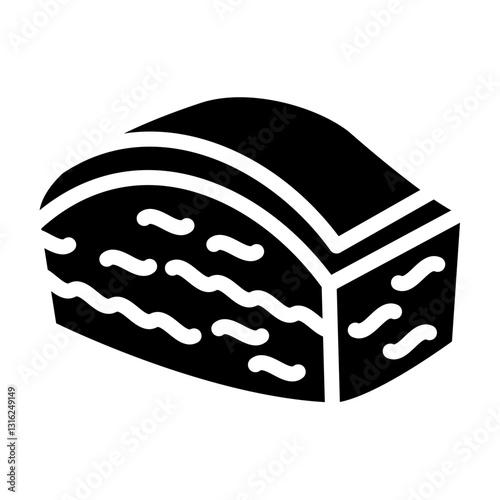 Pork belly Vector Design Icon Style