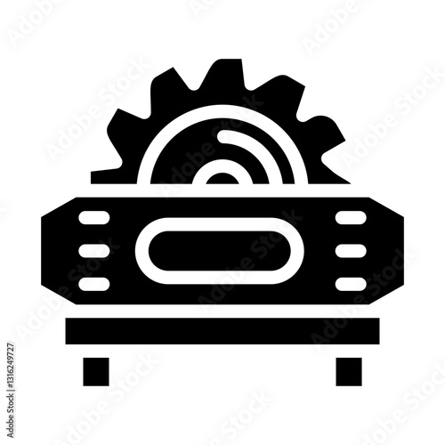 Sawmill icon Vector Design Icon Style