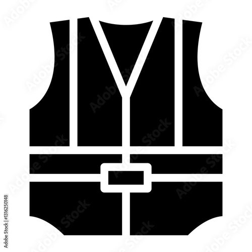 Safety Vest Vector Design Icon Style