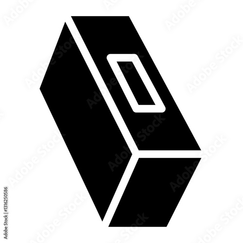 Concrete Block Vector Design Icon Style
