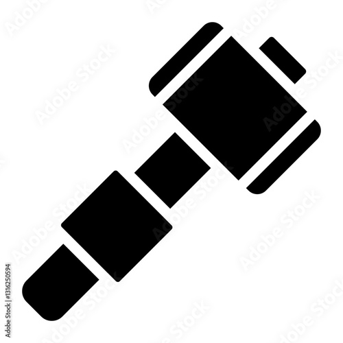 Sledgehammer Vector Design Icon Style