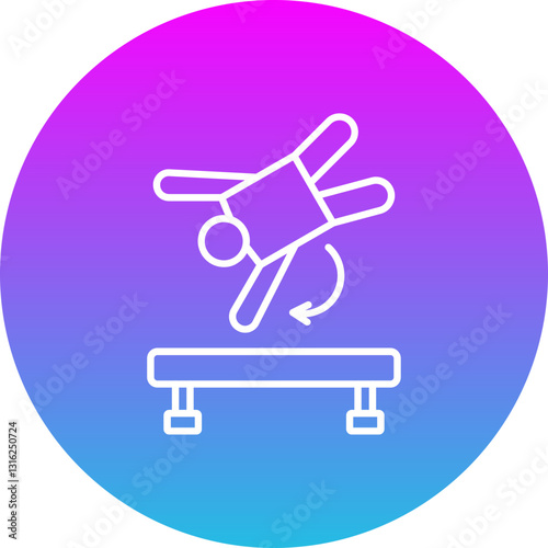 Acrobat jump Icon
