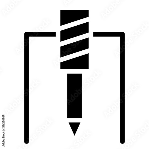 Auger Vector Design Icon Style