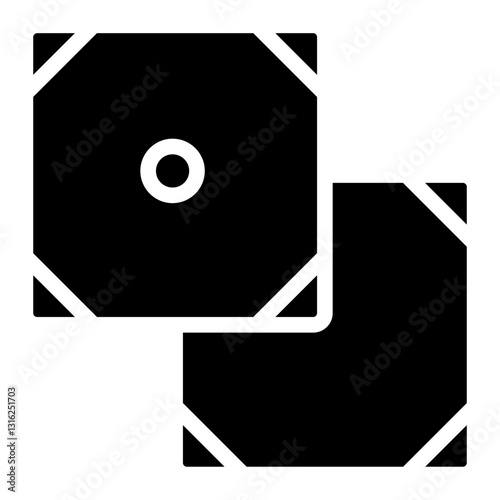 Dice Vector Design Icon Style