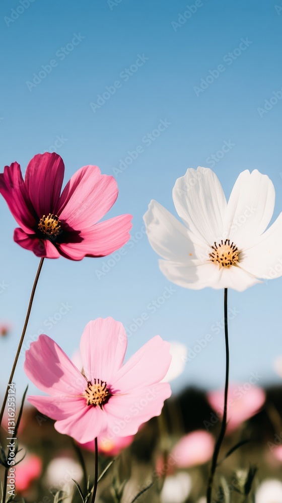 abstract of wildflower field with copy space. abstract of wildflower field with copy space.