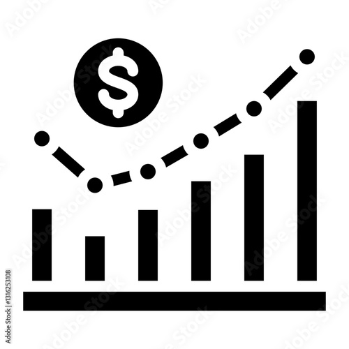 Profit Vector Design Icon Style
