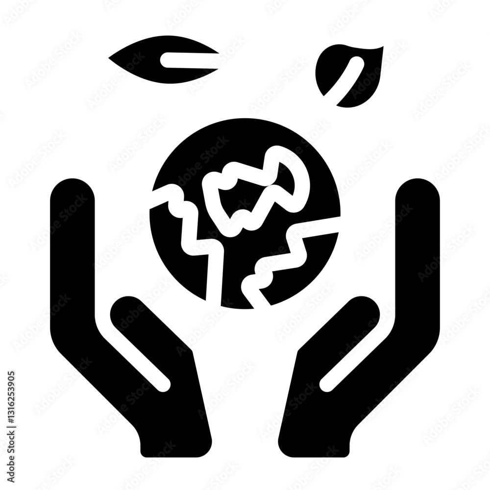 Obraz premium Eco Awareness Vector Design Icon Style