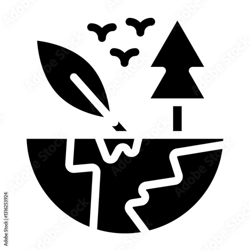 Biodiversity Vector Design Icon Style
