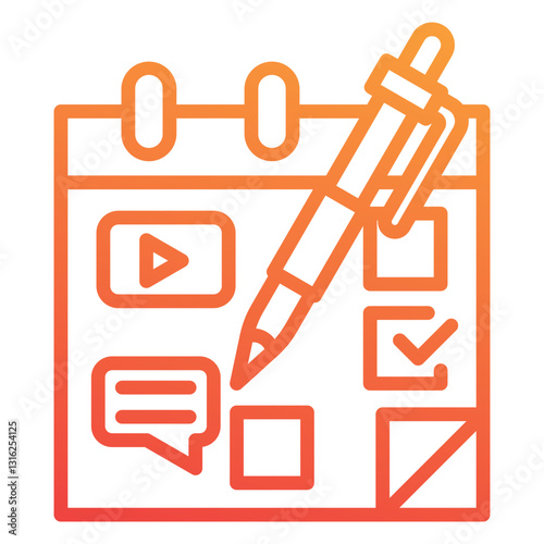 Editorial Calendar Icon