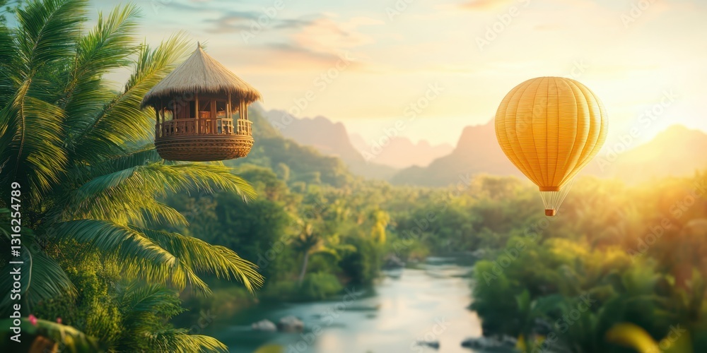 Fototapeta premium Vietnam travel banner