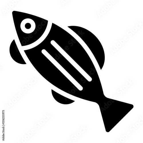 Salmon Vector Design Icon Style