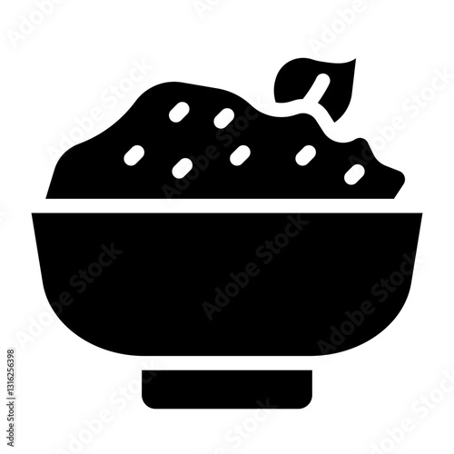 Cottage Cheese Vector Design Icon Style