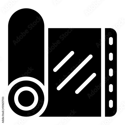 Yoga Mat Vector Design Icon Style