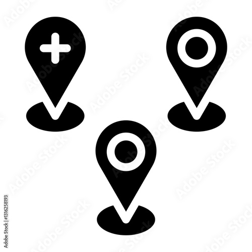 Geotag Vector Design Icon Style