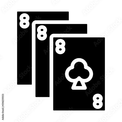 Poker Vector Design Icon Style