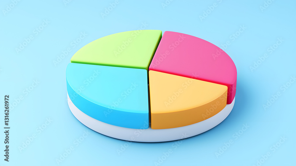 3D pie chart on a blue background, symbolizing data insights and analytics in a professional business context.
3D pie chart on a blue background, symbolizing data insights and analytics in a professional business context.