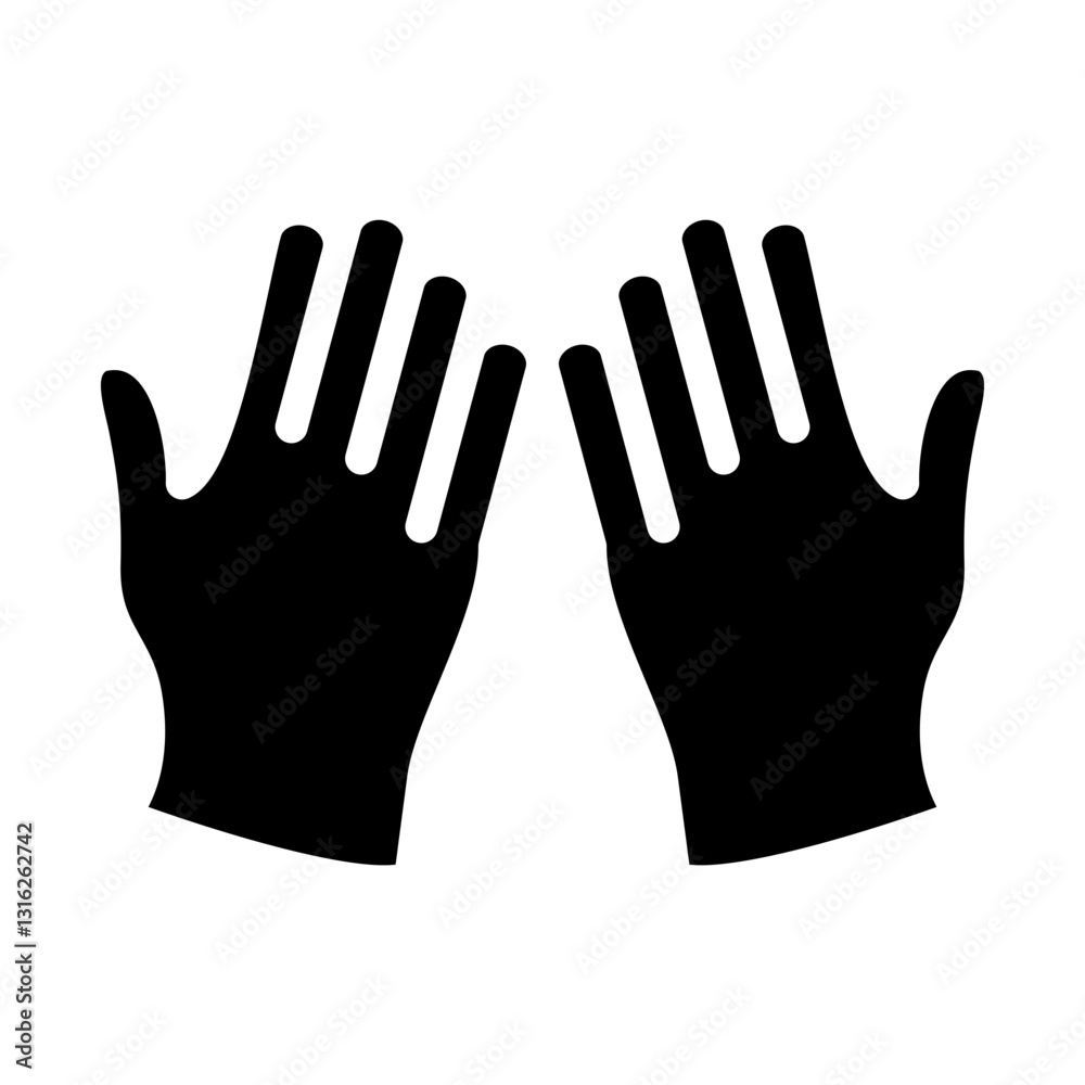 Obraz premium Gloves Vector Design Icon Style