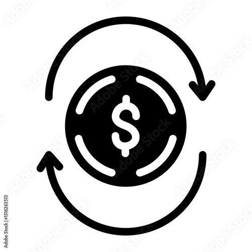 Repayment Vector Design Icon Style