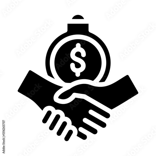 Debt Forgiveness Vector Design Icon Style