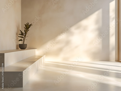 Indoor Sunlit Green Plant Corner