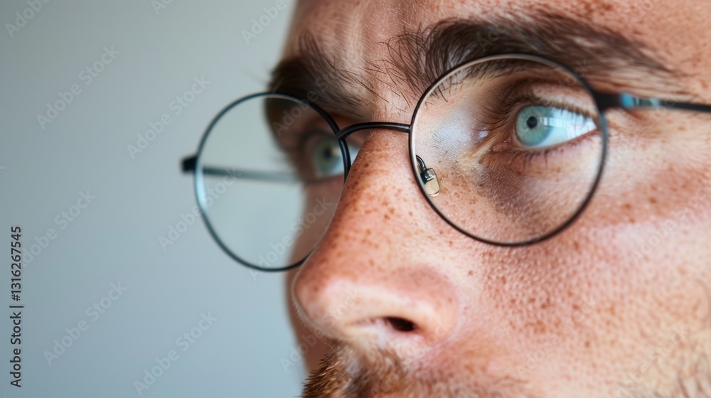 The image features a person wearing glasses and a beard, with visible tattoos on their face. The image features a person wearing glasses and a beard, with visible tattoos on their face.
