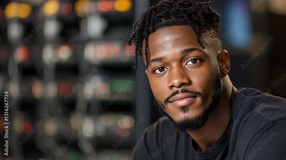 Close-up portrait of young man emotional context in studio lifestyle photography Close-up portrait of young man emotional context in studio lifestyle photography