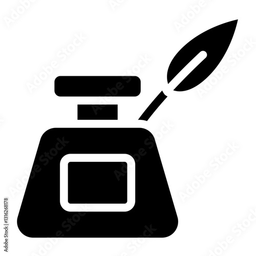Inkwell Vector Design Icon Style