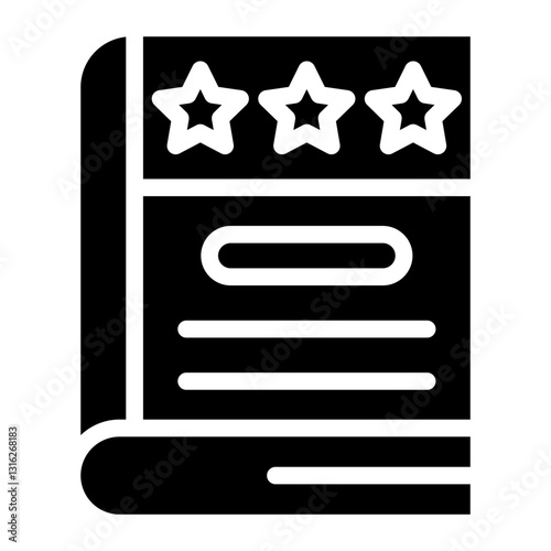 Book Review Vector Design Icon Style
