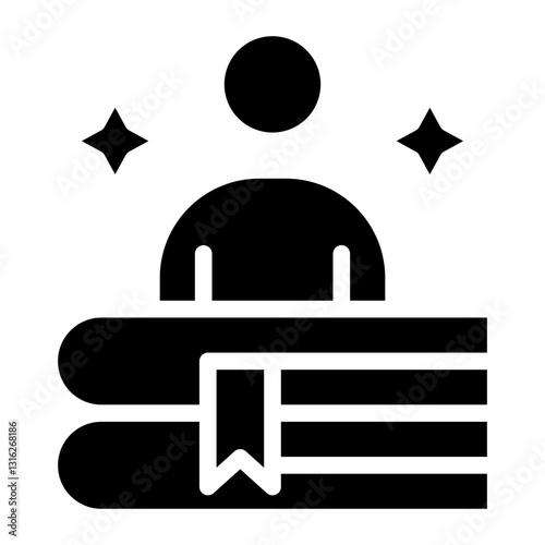 Storyteller Vector Design Icon Style