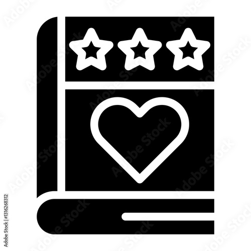 Book Lover Vector Design Icon Style