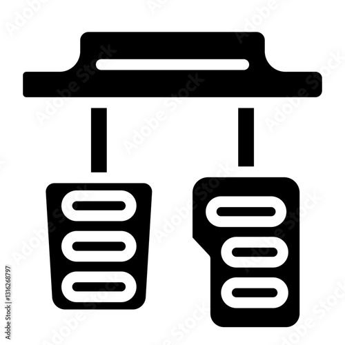 Brake Pedal Vector Design Icon Style