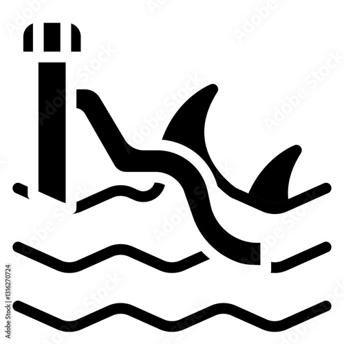 Water slide Vector Design Icon Style