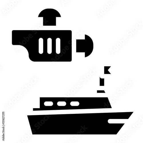 Ship engine Vector Design Icon Style