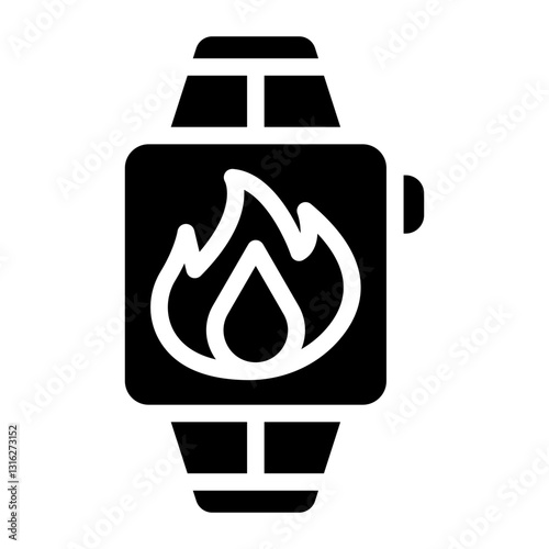 Calories burned Vector Design Icon Style