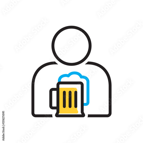 Multi color icon for habit