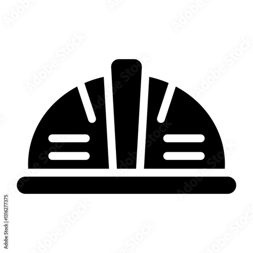 Safety Helmet Vector Design Icon Style