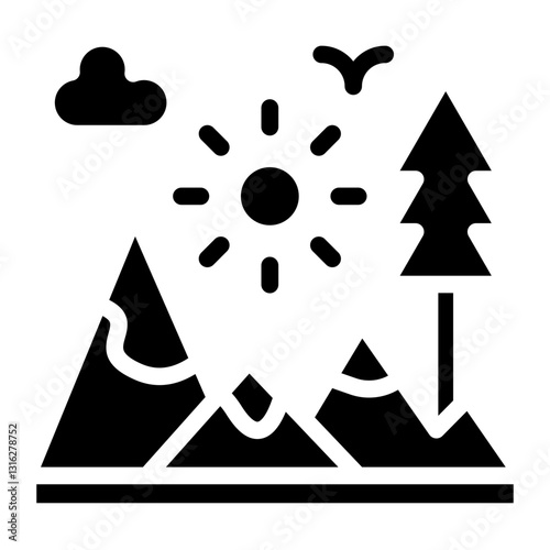 Adventure Vector Design Icon Style
