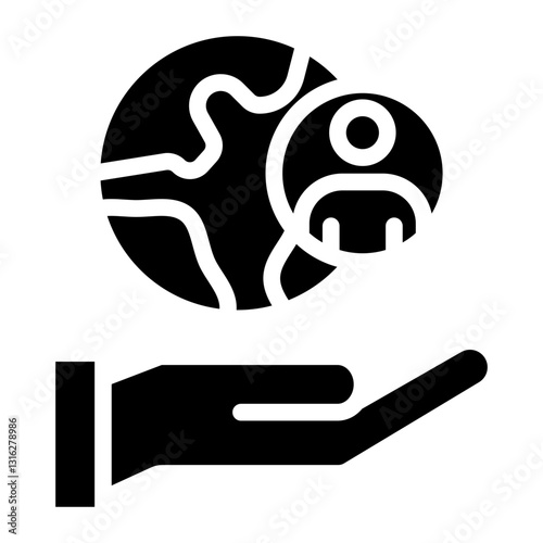 Service Abroad Vector Design Icon Style