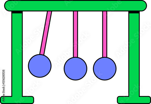 Science and Research Element Newton's Cradle Icon