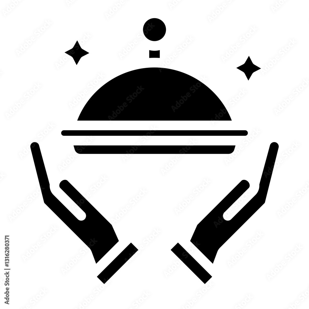 Fototapeta premium Food Vector Design Icon Style