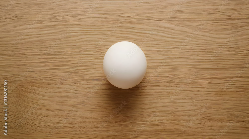 Boiled egg on a wooden surface, symbolizing simplicity and nourishment.
Boiled egg on a wooden surface, symbolizing simplicity and nourishment.