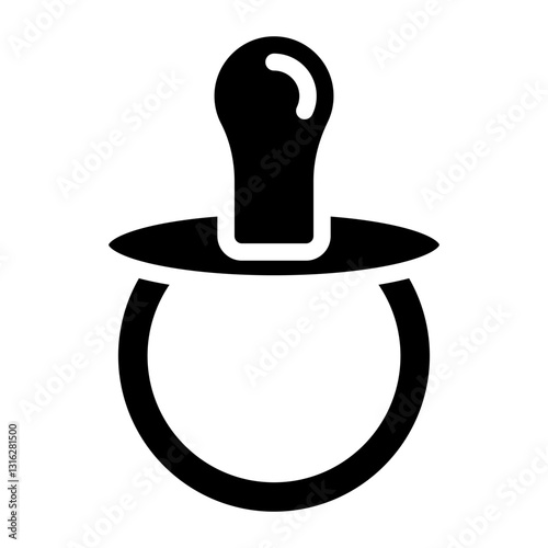 Pacifier Vector Design Icon Style