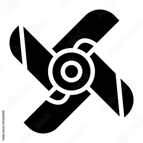 Pinwheel Vector Design Icon Style