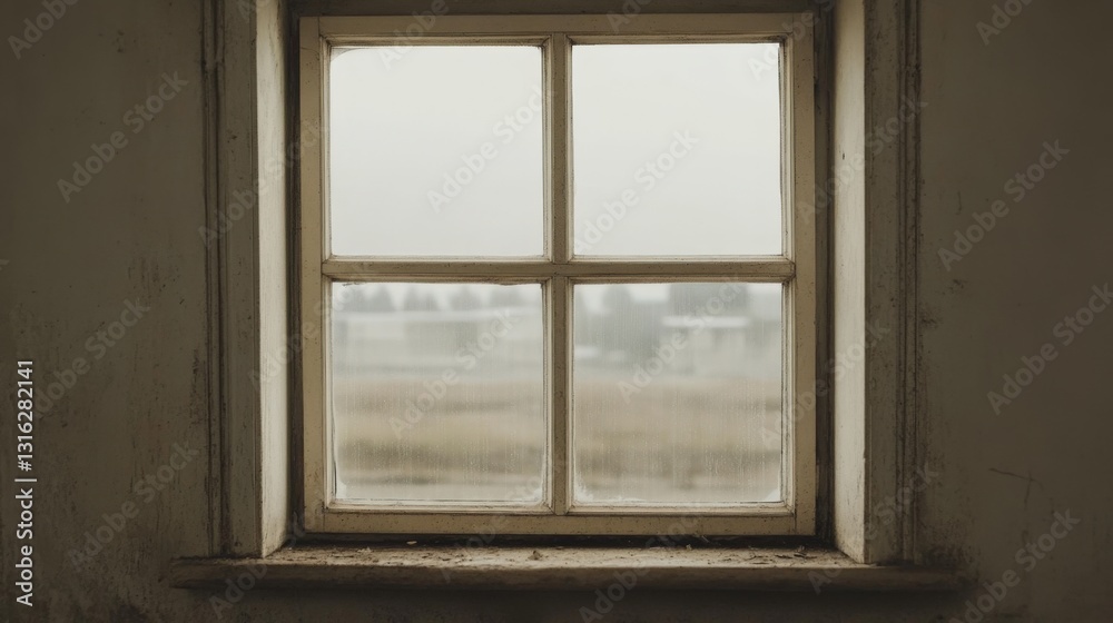 Fototapeta premium Old window looking out