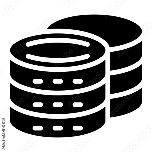 Database Vector Design Icon Style