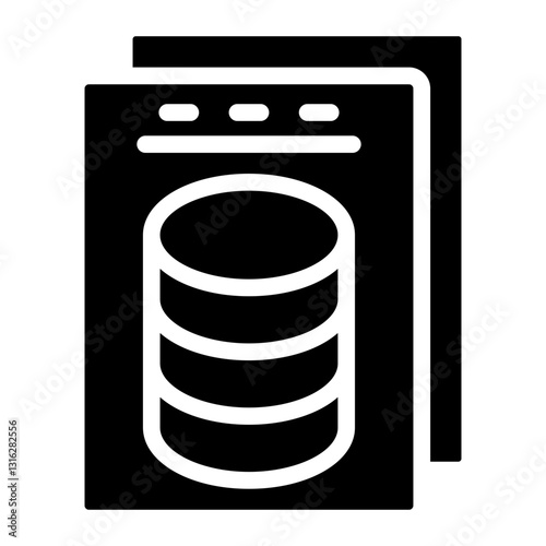 Hadoop Vector Design Icon Style