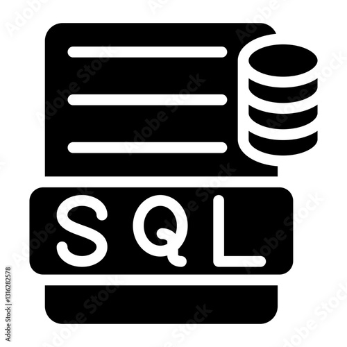 SQL Vector Design Icon Style